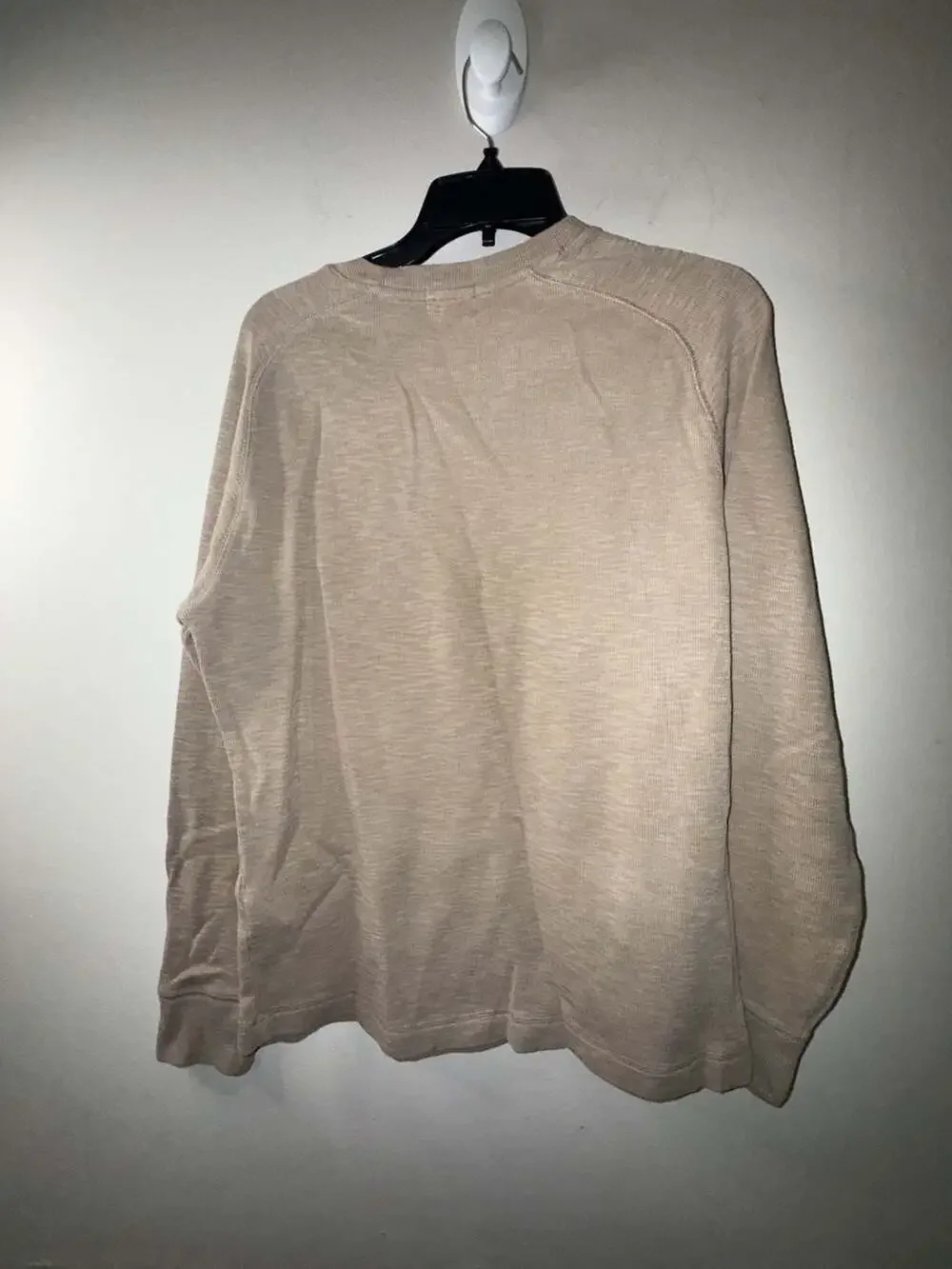 Banana Republic Long Sleeve Cotton Blend Crew Neck Thermal Sweater